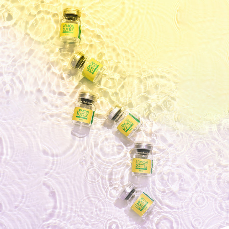 Lemon bottle skin booster vials