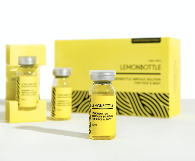 pack of Lemonbottle fat dissolving ampoule solution for face and body 10ml vials